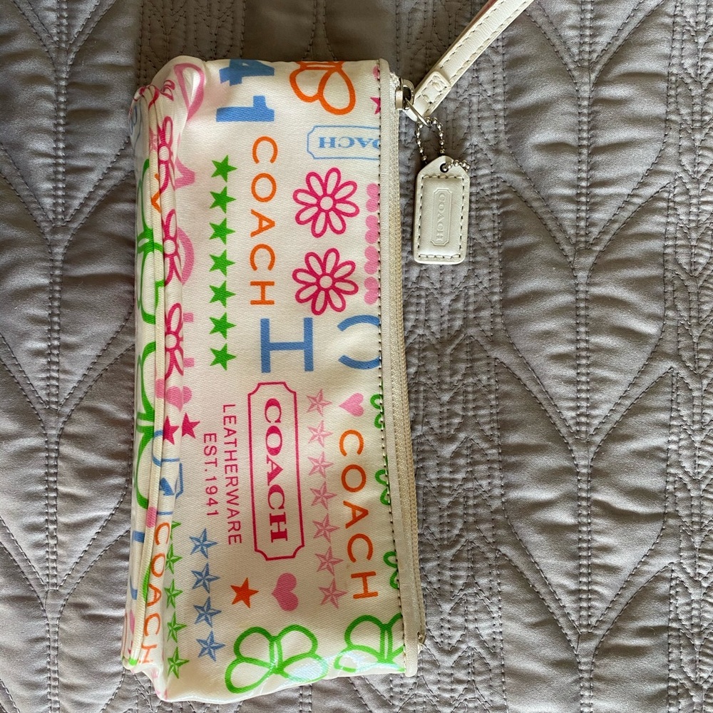 Coach makeup bag